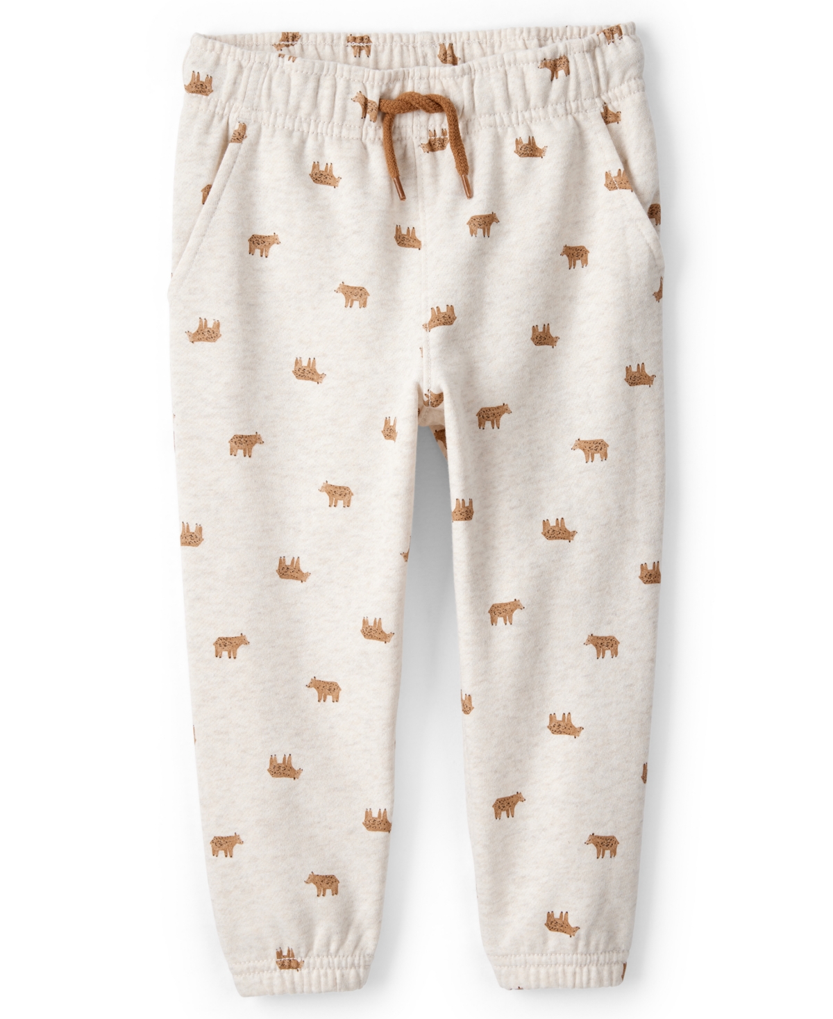 Carter's Toddler Boys Teddy Jacket And Joggers, 2-piece Set In Brown