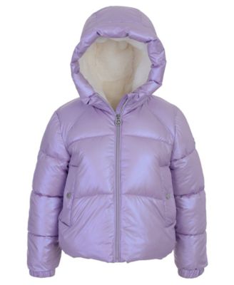 Big Girls Hooded Puffer Coat