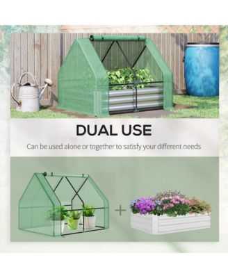 Raised Garden Bed with Cover, Mini house,