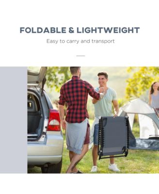 2 Chaise Lounge Pool Chairs, Folding, Reclining