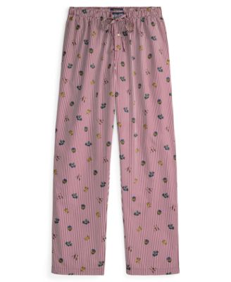 Men's Rugby Print Pajama Pants