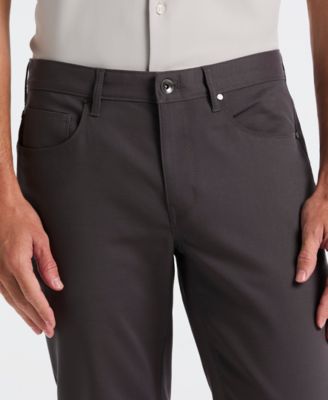 Men's Double-Weave Slim-Fit 5-Pocket Pants