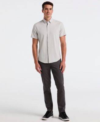 Perry Ellis - Men's Double-Weave Slim-Fit 5-Pocket Pants