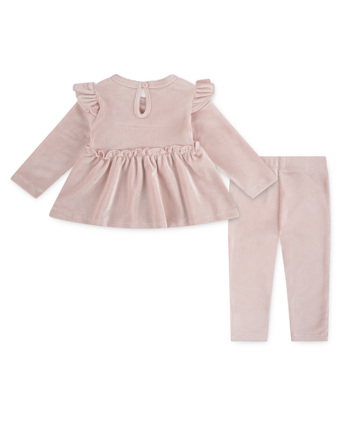 Huggies Baby Girl Long Sleeve Top And Leggings, 2-piece Set In Multi