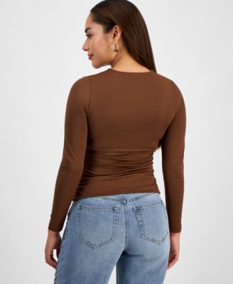 Petite Second Skin Crewneck Top, Macy's Exclusive