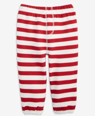 First Impressions - Baby Boys Cane Striped Fleece Pants