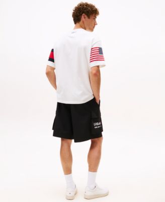 Men's Tommy x U.S. SailGP Team Sail Panelled Short Sleeve T-Shirt
