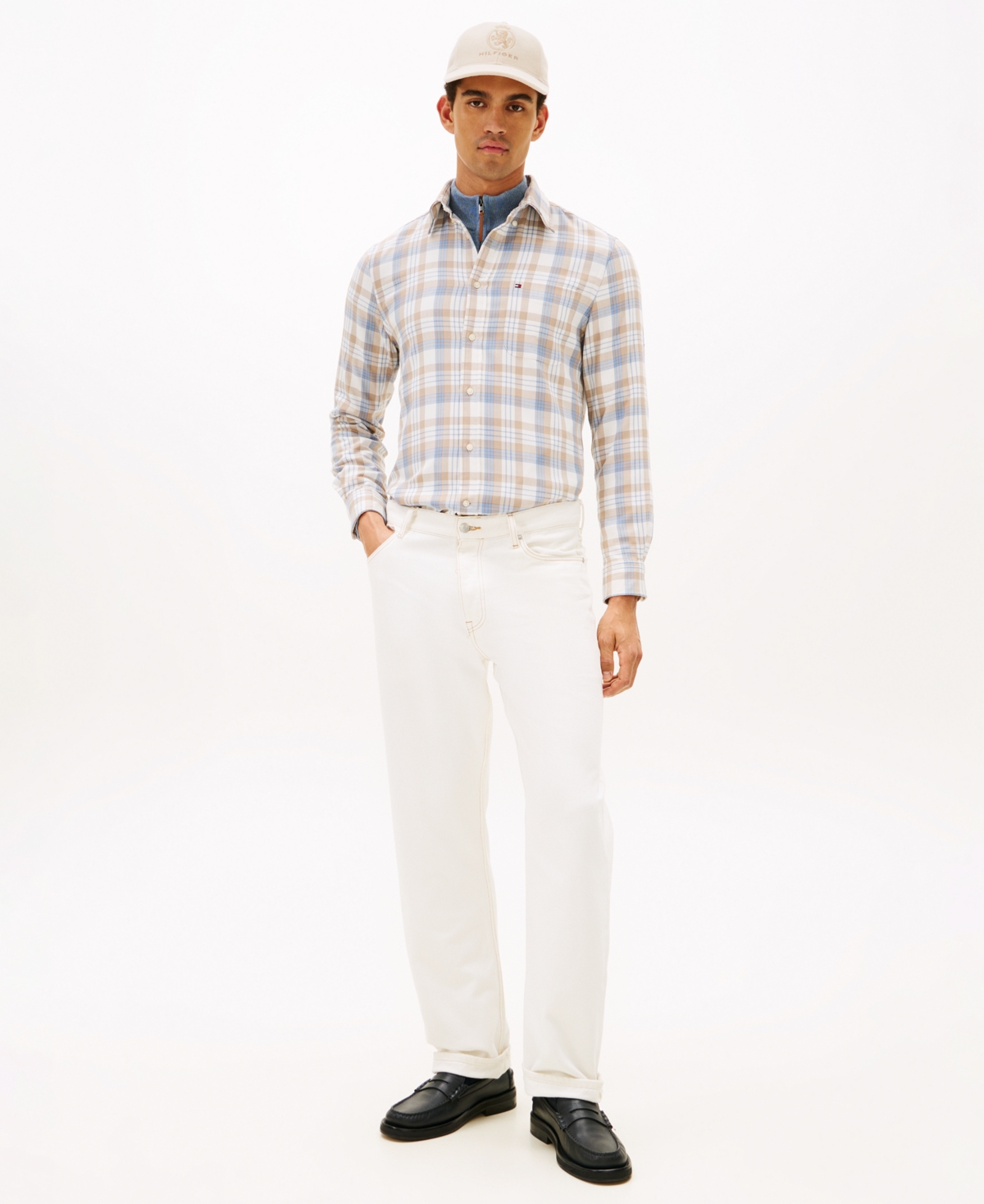 Tommy Hilfiger Men's Soft Touch Blend Check Shirt