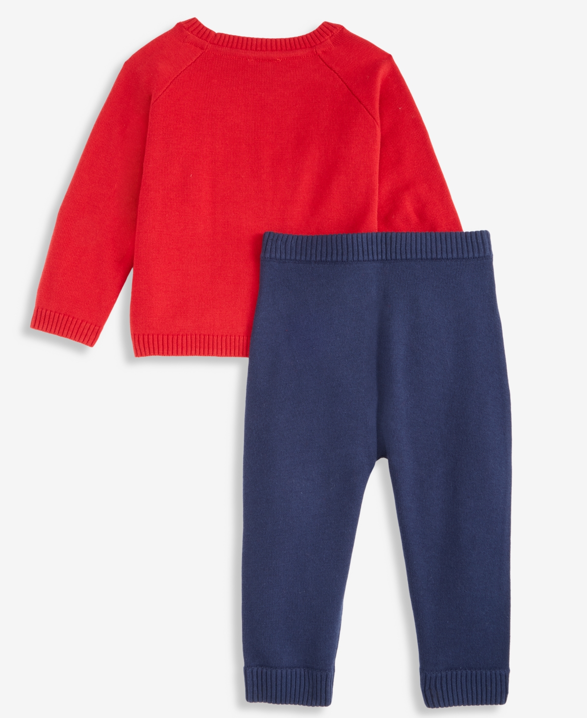 First Impressions Baby Boys Holiday Fair Isle Sweater & Pants, 2-piece Set, Macy's Exclusive In Multi