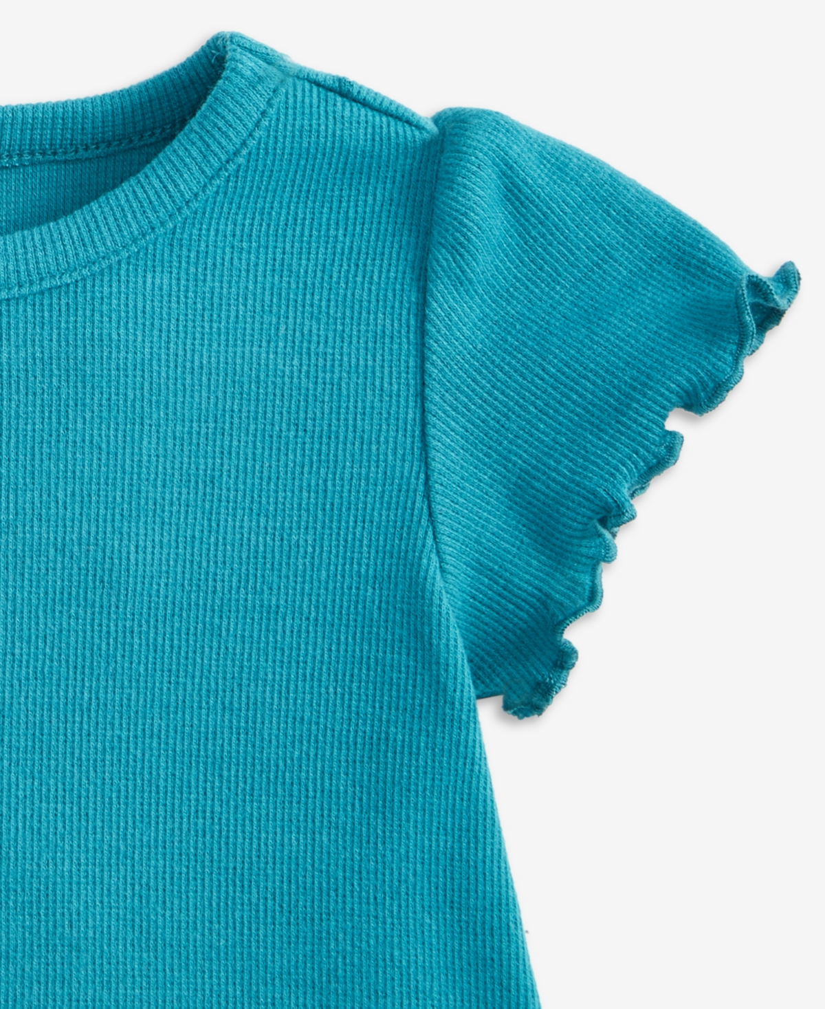 First Impressions Baby Girls Short-Sleeve Solid Rib T-Shirt, Macy's Exclusive