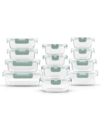 24-Pc. Glass Storage Containers with Lids