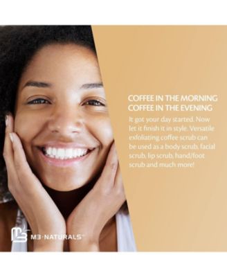 Arabica Coffee Body Scrub with Collagen & Stem Cell - Exfoliating Body Scrubber & Face Cleanser 12 oz