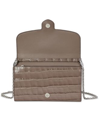 Adair Croc-Embossed Leather Small Crossbody