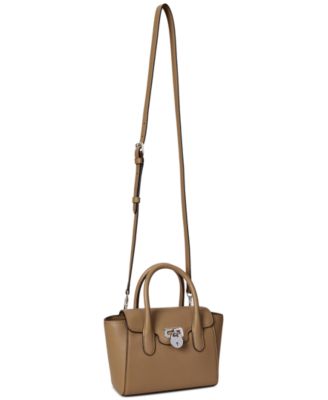 Tanner Small Pebbled Leather Satchel