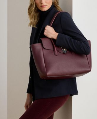 Pebbled Leather Extra-Large Tanner Satchel
