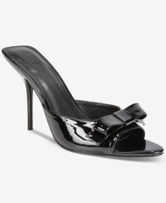 AAJ By Aminah - Women's Giselle Bow Mule Dress Sandals