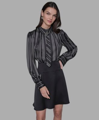 KARL LAGERFELD PARIS - Women's Collared Shirtdress