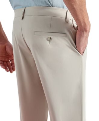 Sport Travel Performance Straight Fit Flat Front Pants