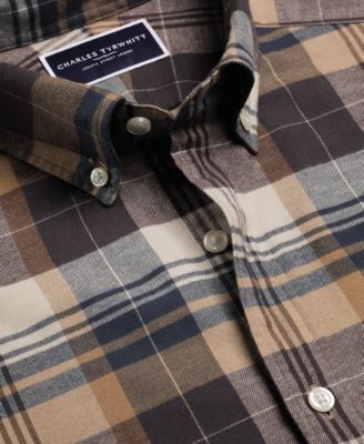 Men's Plaid Long-Sleeve Shirt