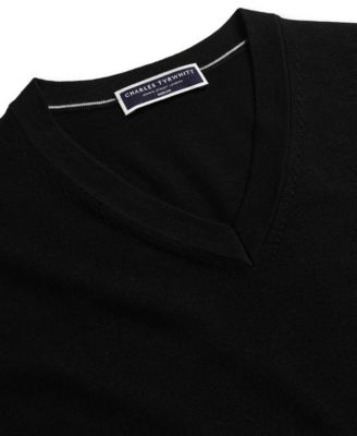 Men's V-Neck Regular-Fit Sweater