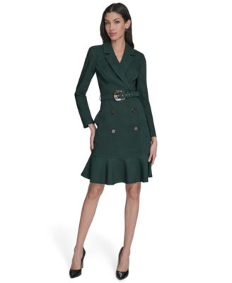 Eliza J - Women's Herringbone Jacket Dress
