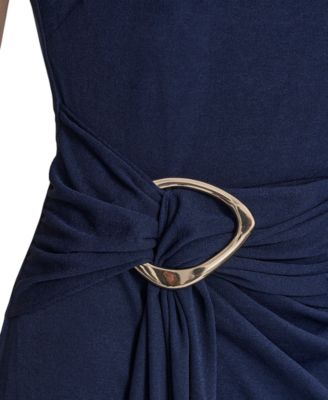 Women's Knit Bodycon Dress With Hardware Detail