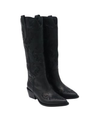 Women's Jolene Leather Cowboy Boots