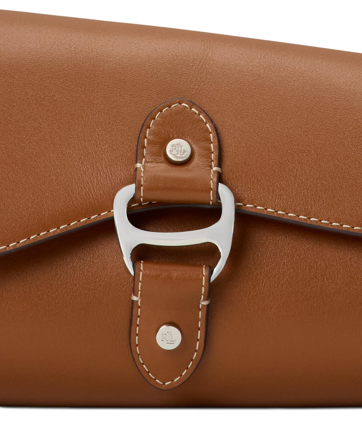 Ralph Lauren Tasha Small Shoulder Bag In Brown