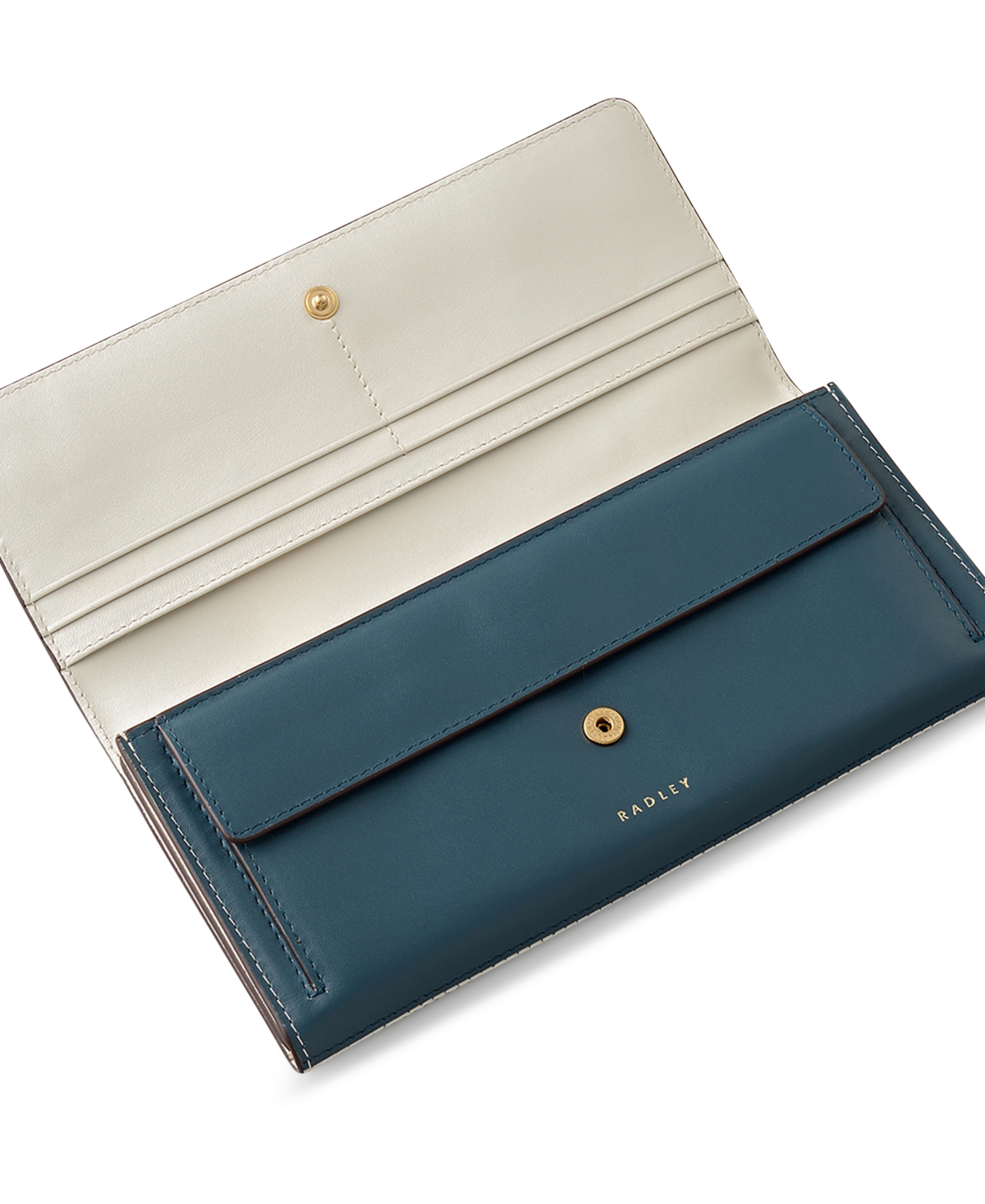 Radley London Woodland Wander Large Leather Flapover Matinee Wallet In White