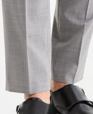 Men's Modern-Fit Dark Gray Suit Separates Pant 