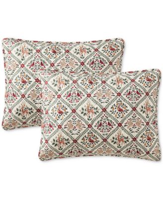 Seventh Studio Winter Diamond Holiday Print Pinsonic Microfiber Quilt Sets In Multi