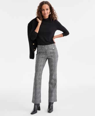 I.N.C. International Concepts - Herringbone Bootcut Pants
