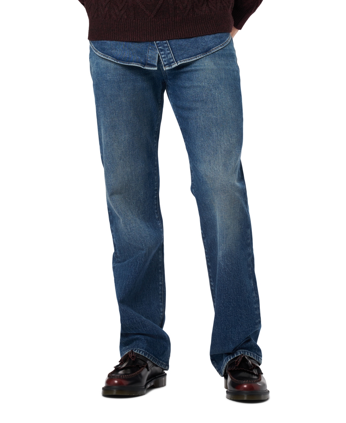 Buffalo David Bitton Men's Easy Fit Straight Ruffer Jeans In Blue