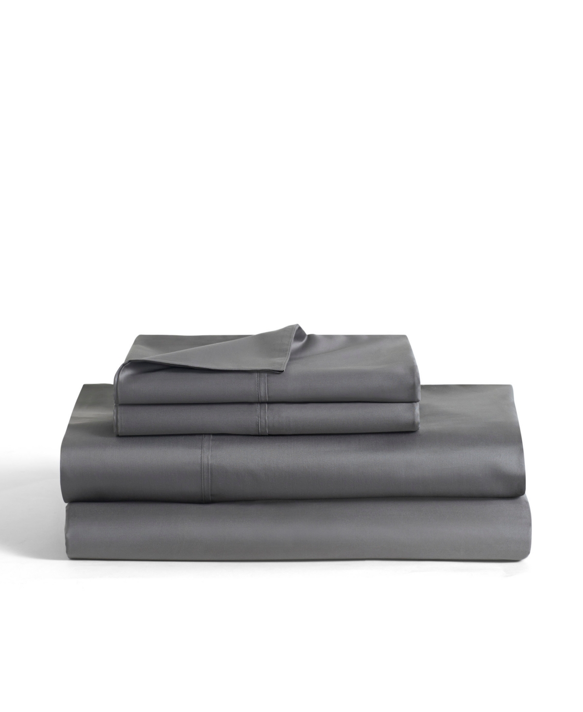 J Queen New York Premier 300 Thread Count Sateen 4-pc. Sheet Set, Queen In Gray
