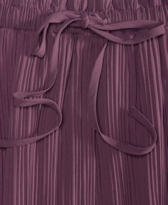 Women's Curved-Hem Pleated Skirt, Macy's Exclusive