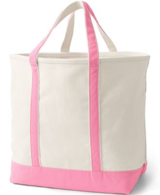 Extra Large 5 Pocket Open Top Canvas Tote Bag