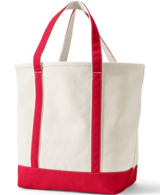 Large 5 Pocket Open Top Canvas Tote Bag