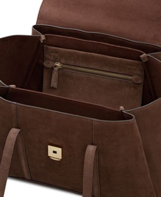 The Chancery Large Suede Shoulder Bag