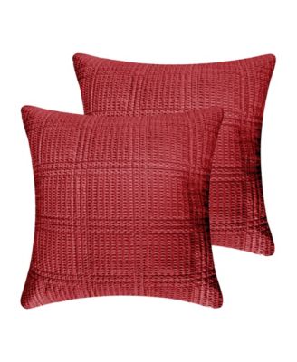 Home Cloud Waffle 2-Pc. Sham Set, European