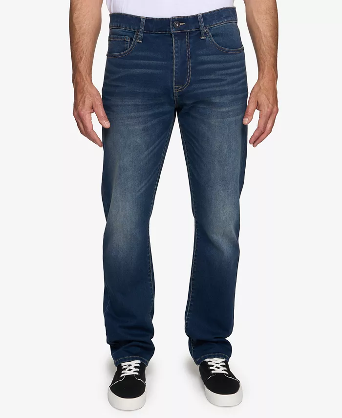Men's Straight Fit 5-Pocket Knit Jeans