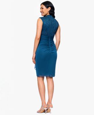 Women's Lace Ruched Dress