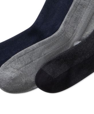 Men's 3-Pk. Classic Gents Patterned Dress Socks 