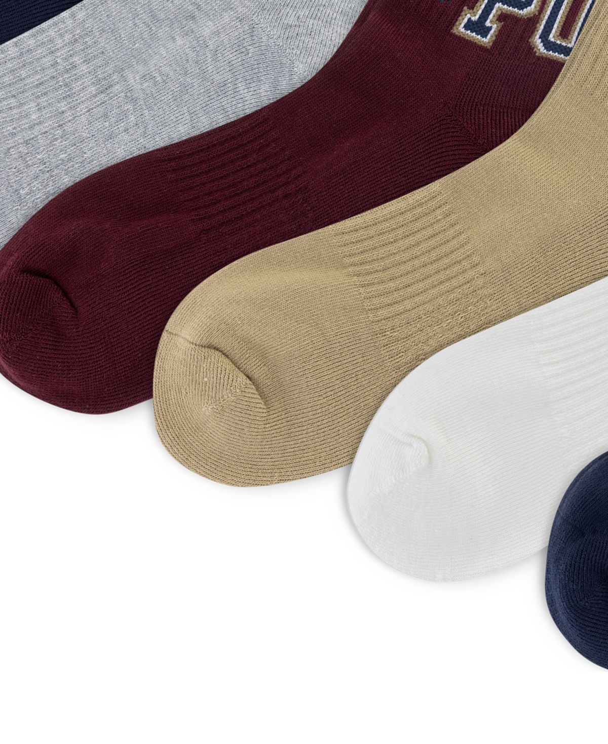 Polo Ralph Lauren Men's Varsity Logo 6-pack Socks In Multi