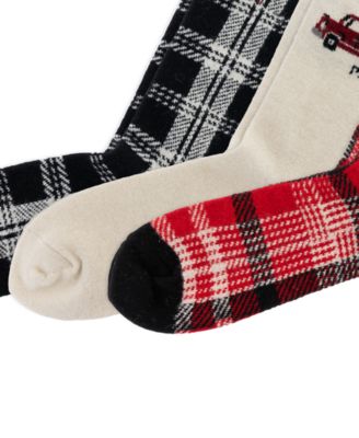 Men's 3-Pack Truck Shirting Plaids Socks Giftbox