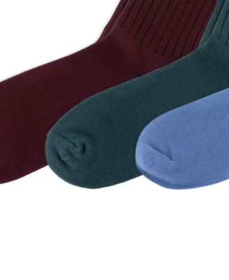 Men's 3-Pack Embroidered Bears Socks Gift Box