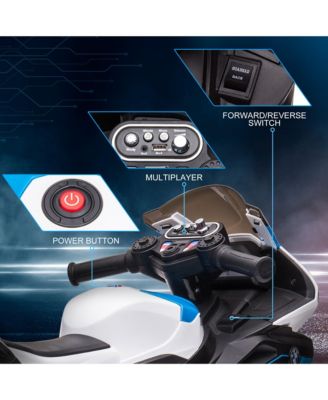 Multi-Terrain Motorbike for Kids, Battery-Operated Ride-on Vehicle