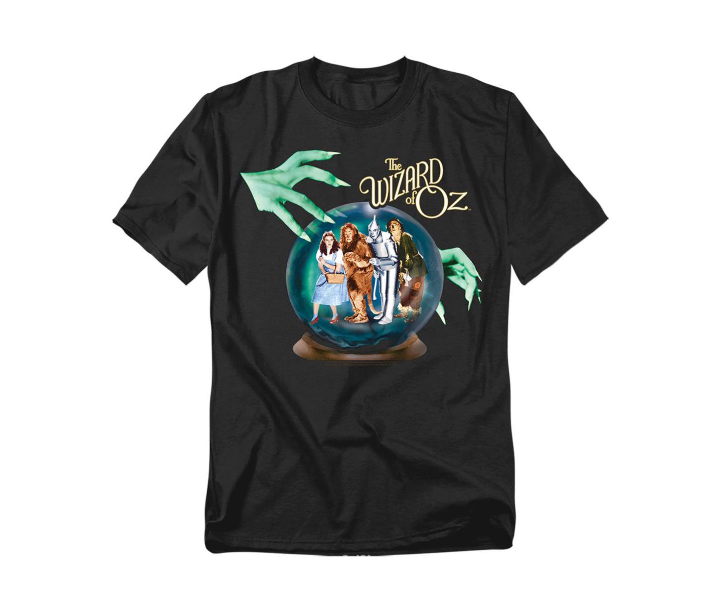 Мужская футболка Wizard Of Oz Big & Tall The Crystal Ball, цвет: Чёрный — фото 1