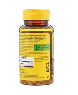 D3  125 mcg (5 000 IU)  -  90 Softgels
