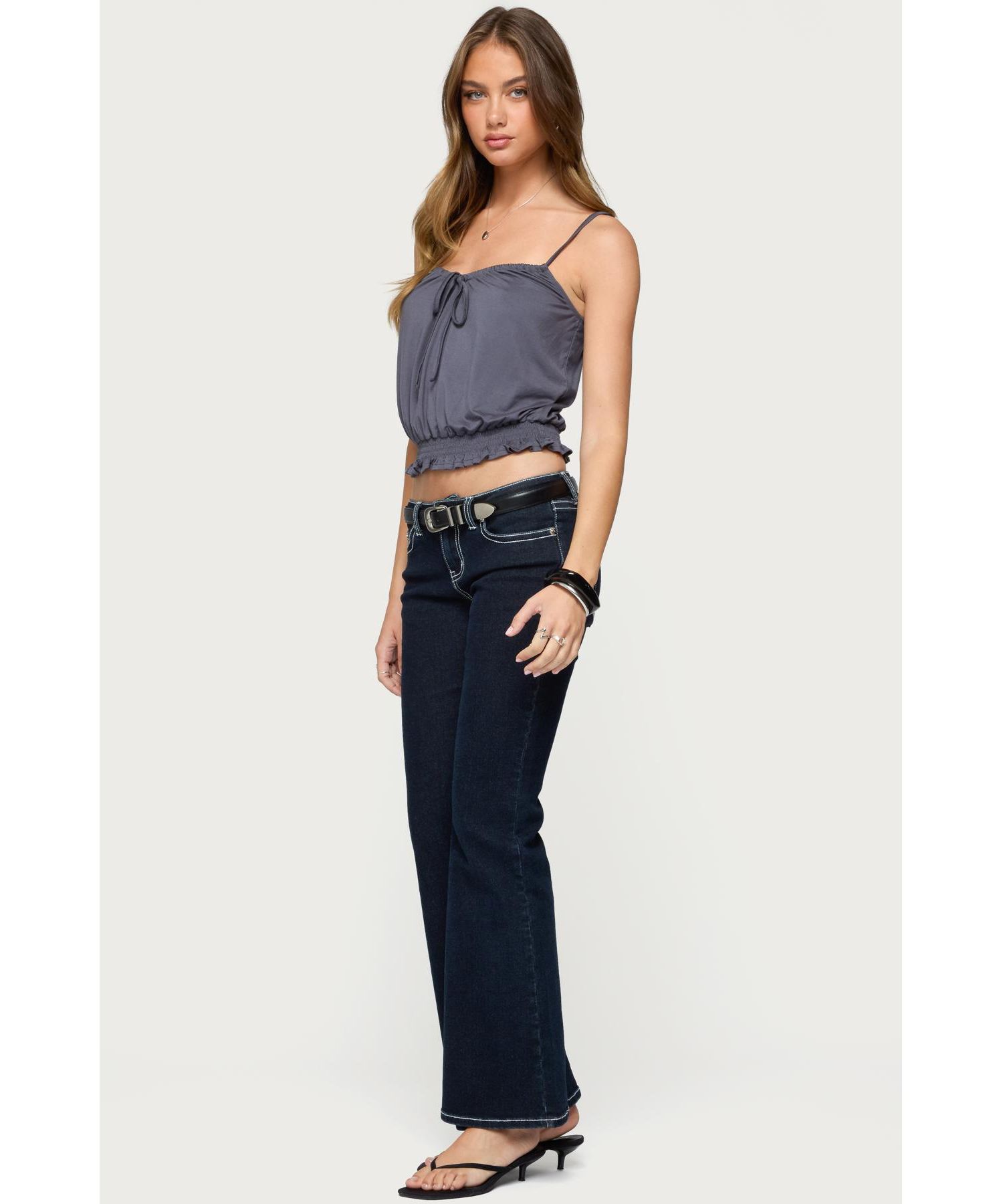 Women's Ripley Tie Front Tank Top