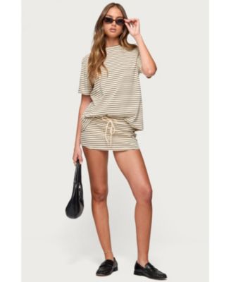 Women's Brena Striped Mini Skort